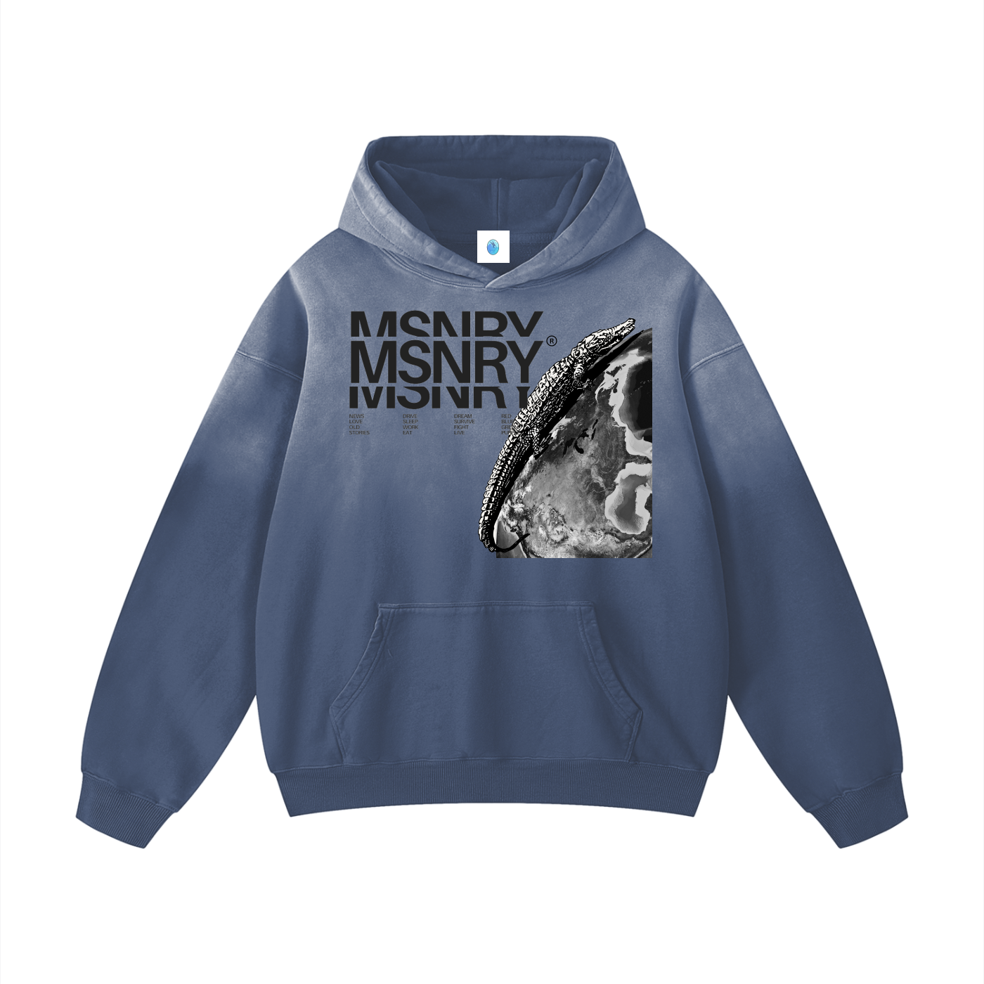 Heavyweight Sunfade Oversized Hoodie