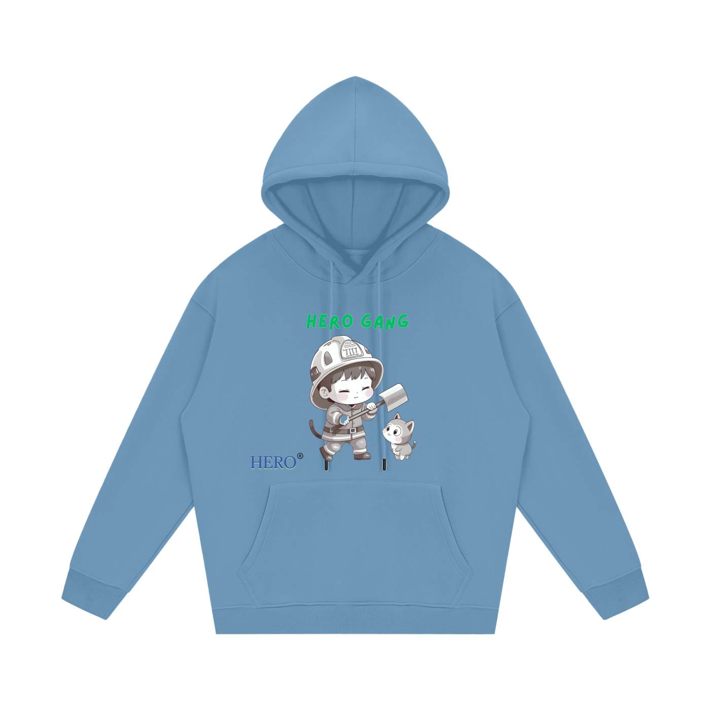 Streetwear Unisex Fleece Hoodie HERO GANG