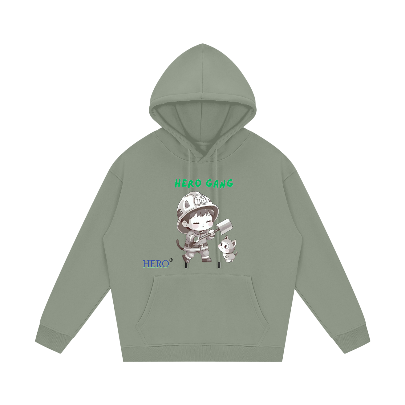 Streetwear Unisex Fleece Hoodie HERO GANG