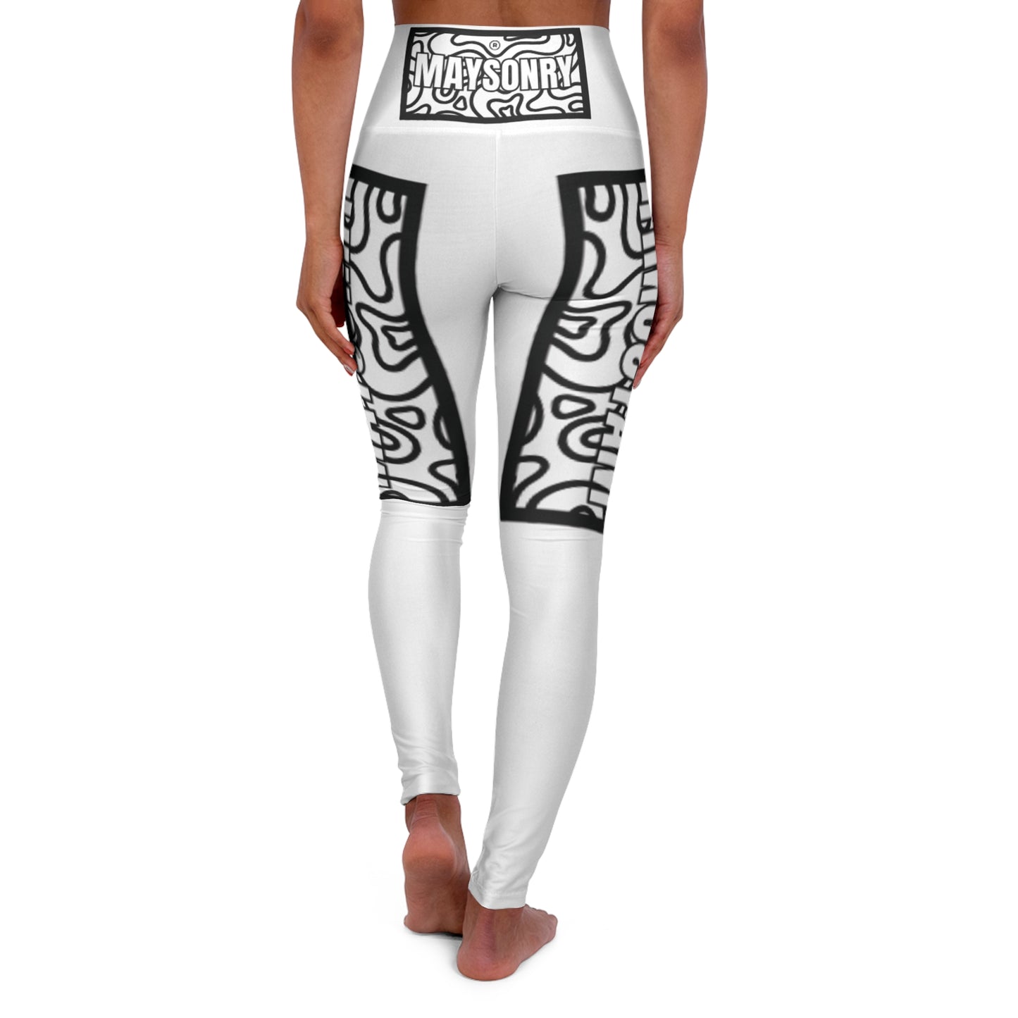High Waisted Yoga Leggings (AOP)