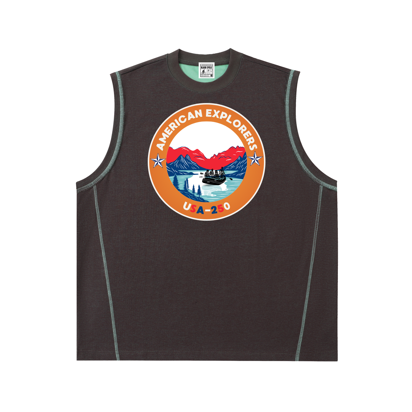 Contrast Panel Cooling Performance Tank Top