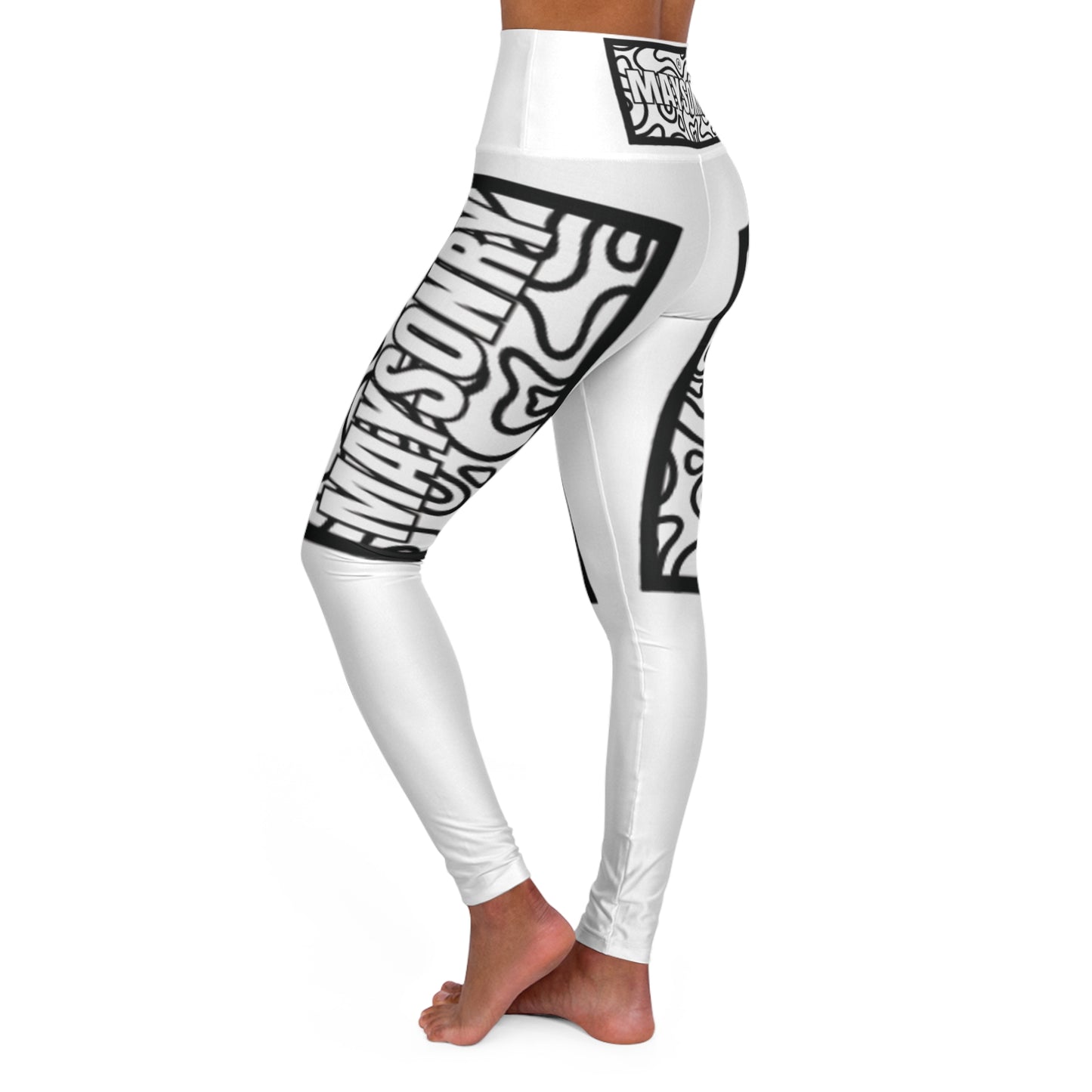 High Waisted Yoga Leggings (AOP)