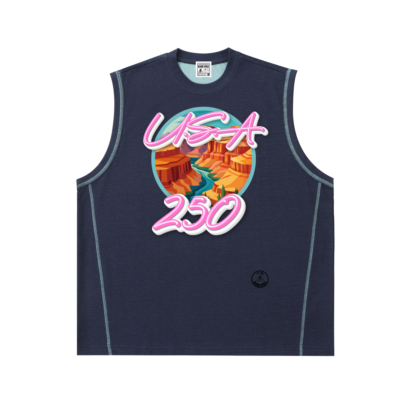 Contrast Panel Cooling Performance Tank Top