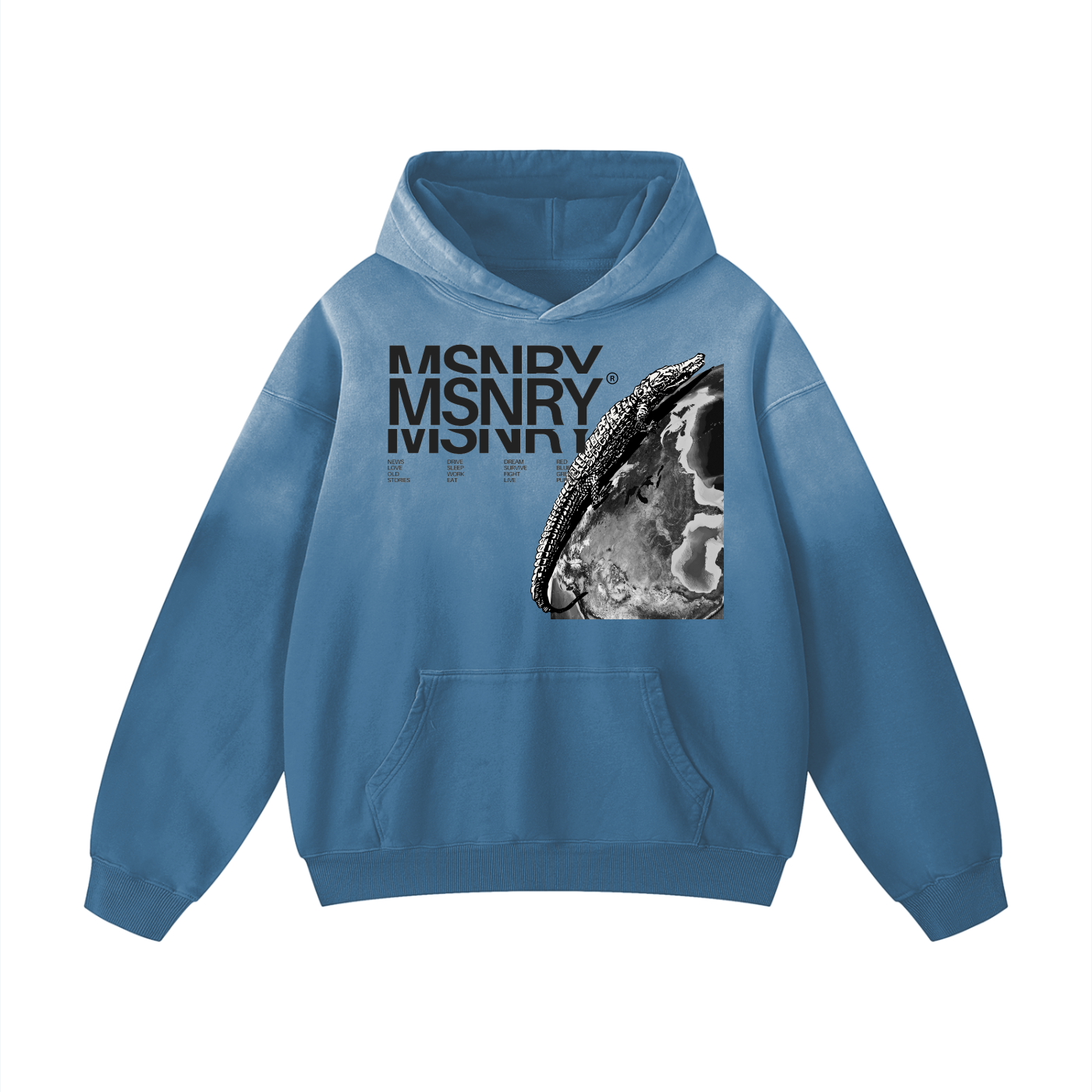 Heavyweight Sunfade Oversized Hoodie