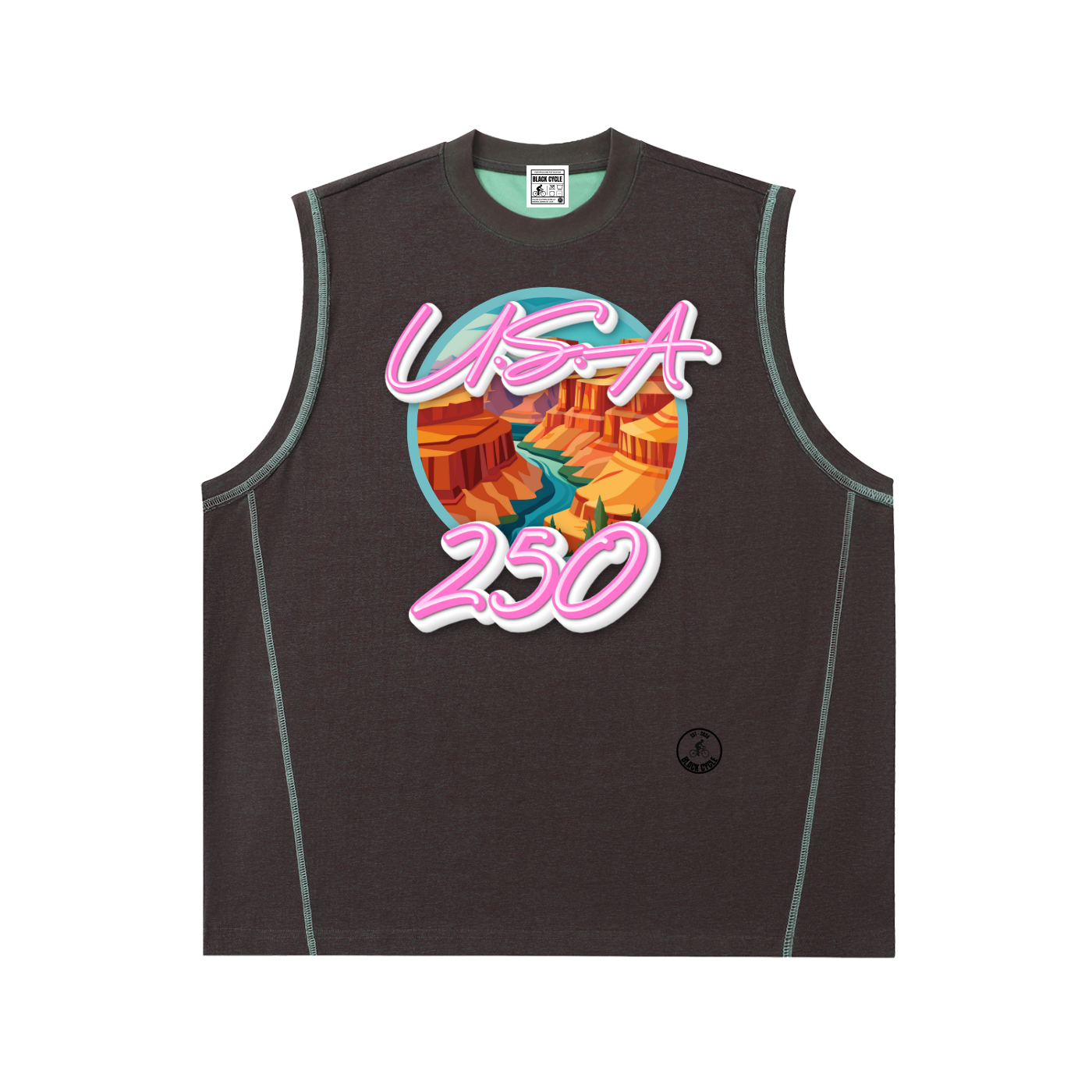 Contrast Panel Cooling Performance Tank Top