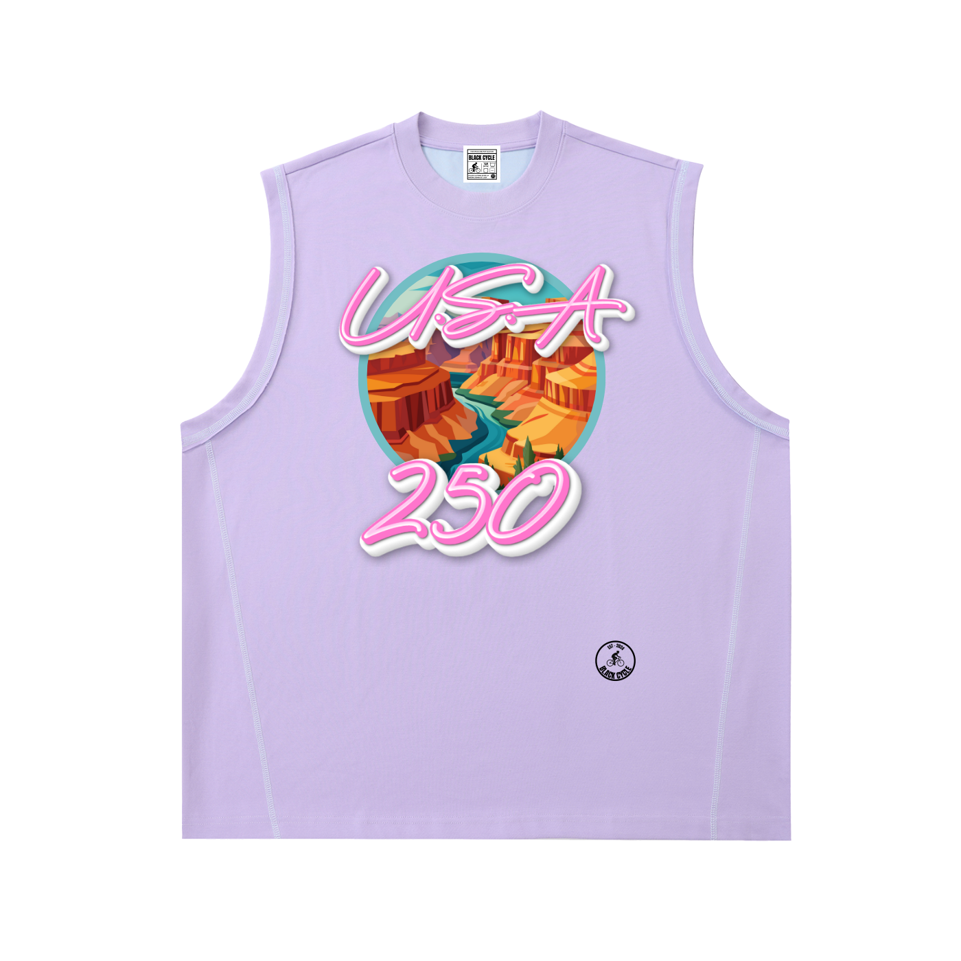 Contrast Panel Cooling Performance Tank Top